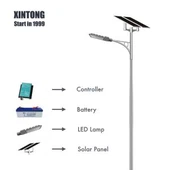 6 एम 20W सौर स्ट्रीट लाइट