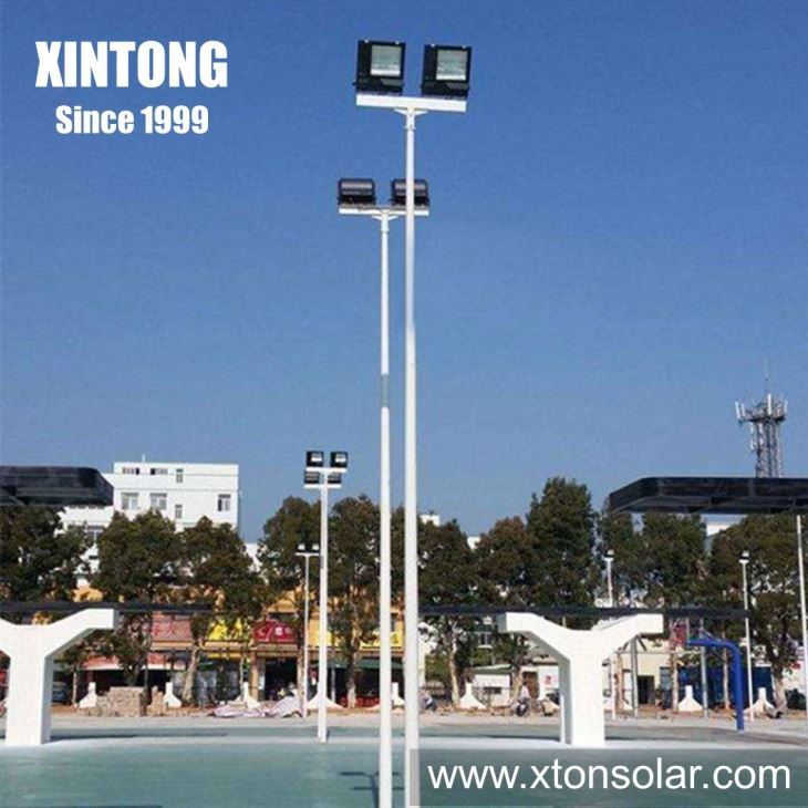 15m 20m High Power LED Floodlight High Mast Light With Lifting System