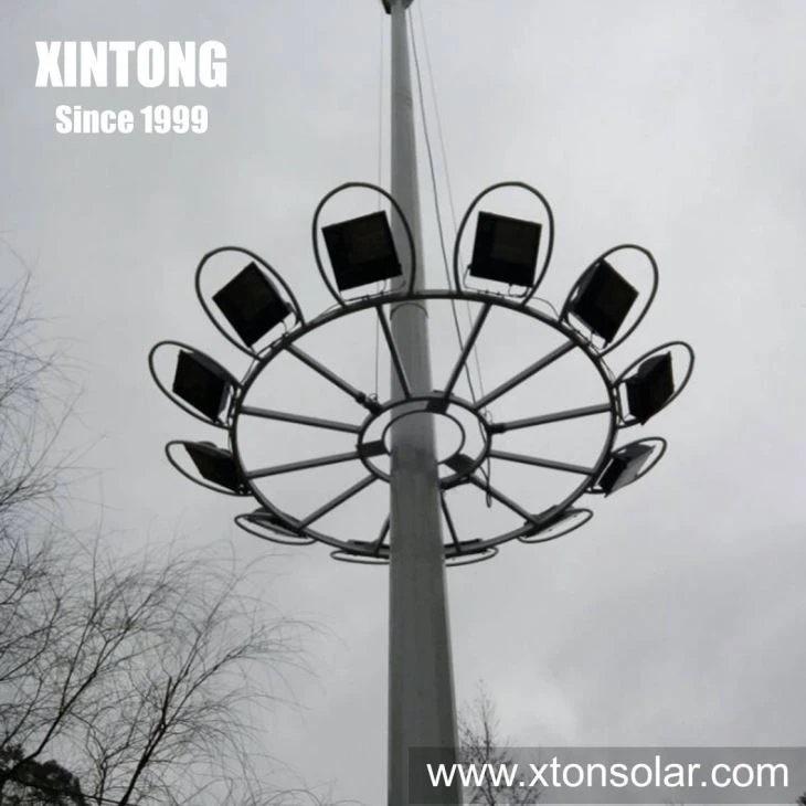 25m 30m High Mast Street Lighting Pole Design